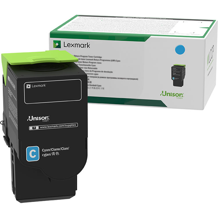 Lexmark C2310C0 Cyan Return Program Toner Cartridge for Select Color Laser Printers