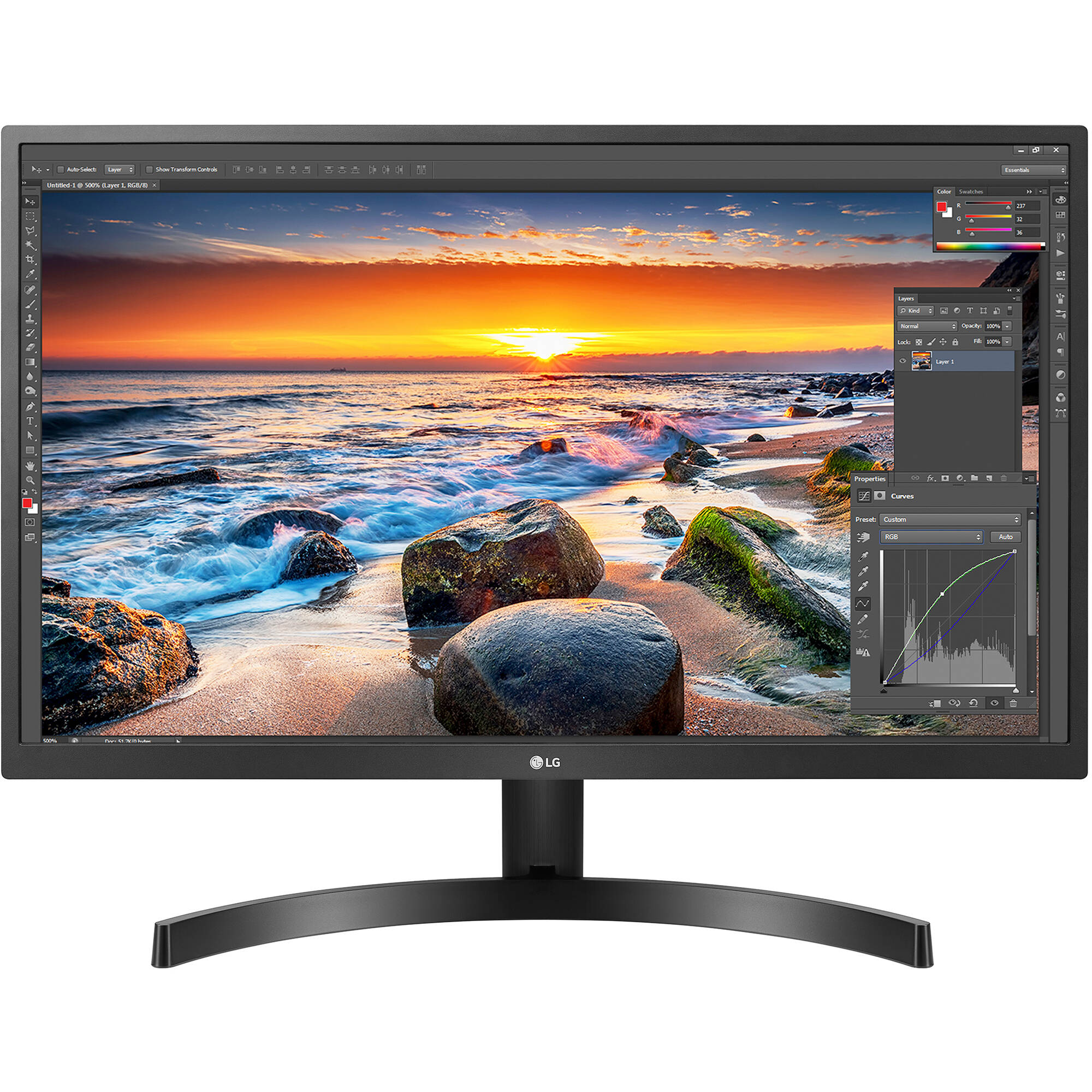 LG 27UK500-B 27" 16:9 FreeSync IPS Monitor