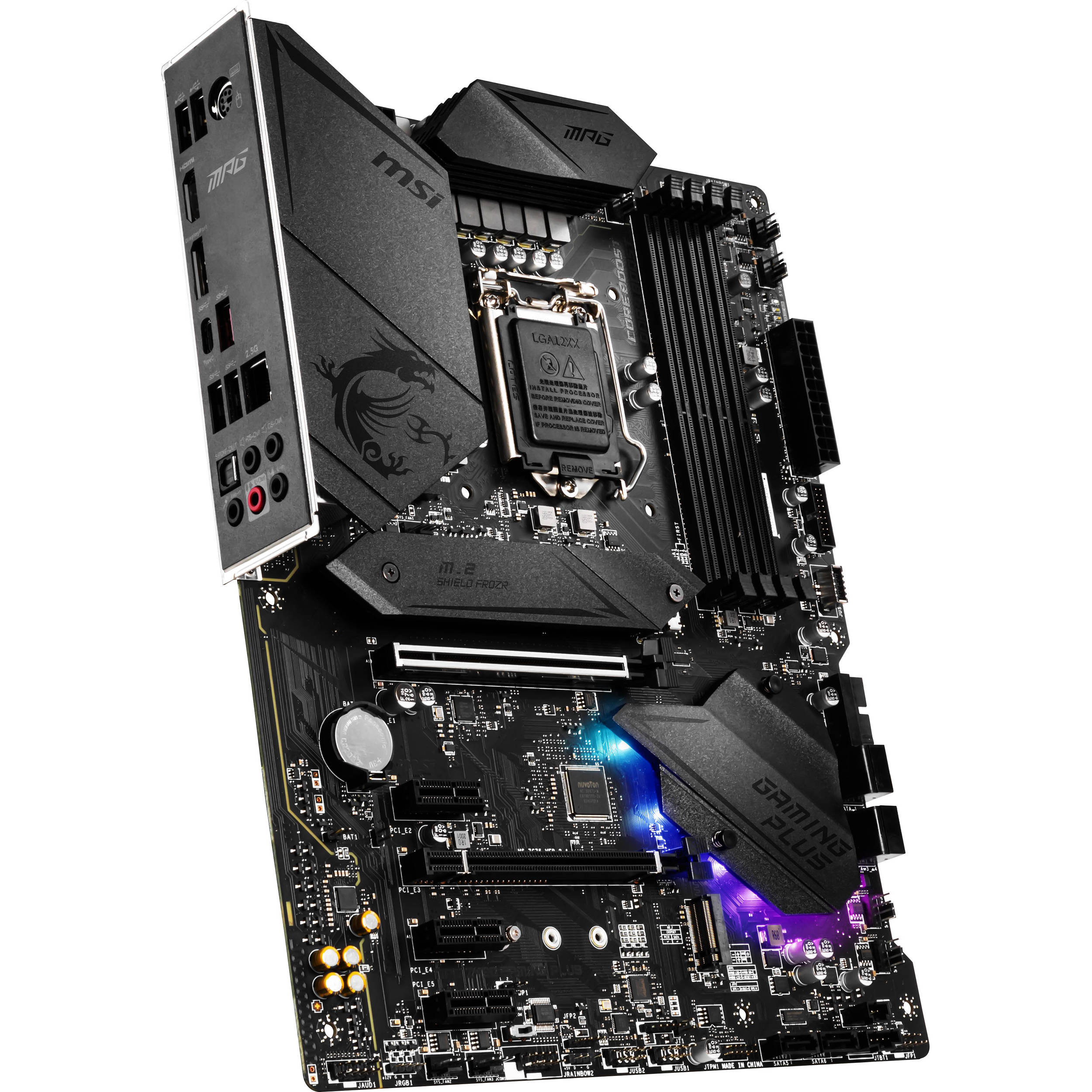 MSI MPG Z490 GAMING PLUS LGA 1200 ATX Motherboard