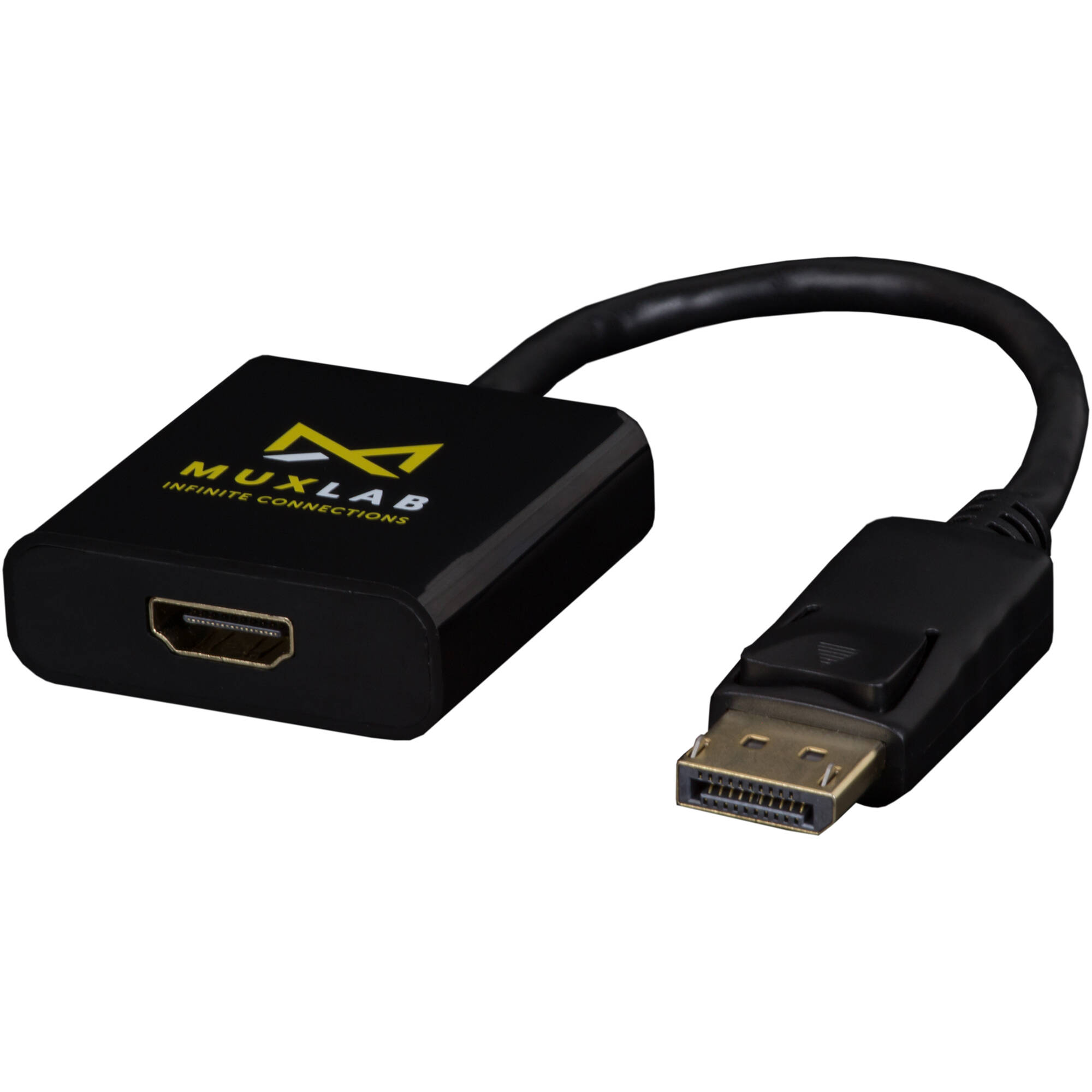 MuxLab DisplayPort 1.2a Male to HDMI 2.0 Female Active Adapter