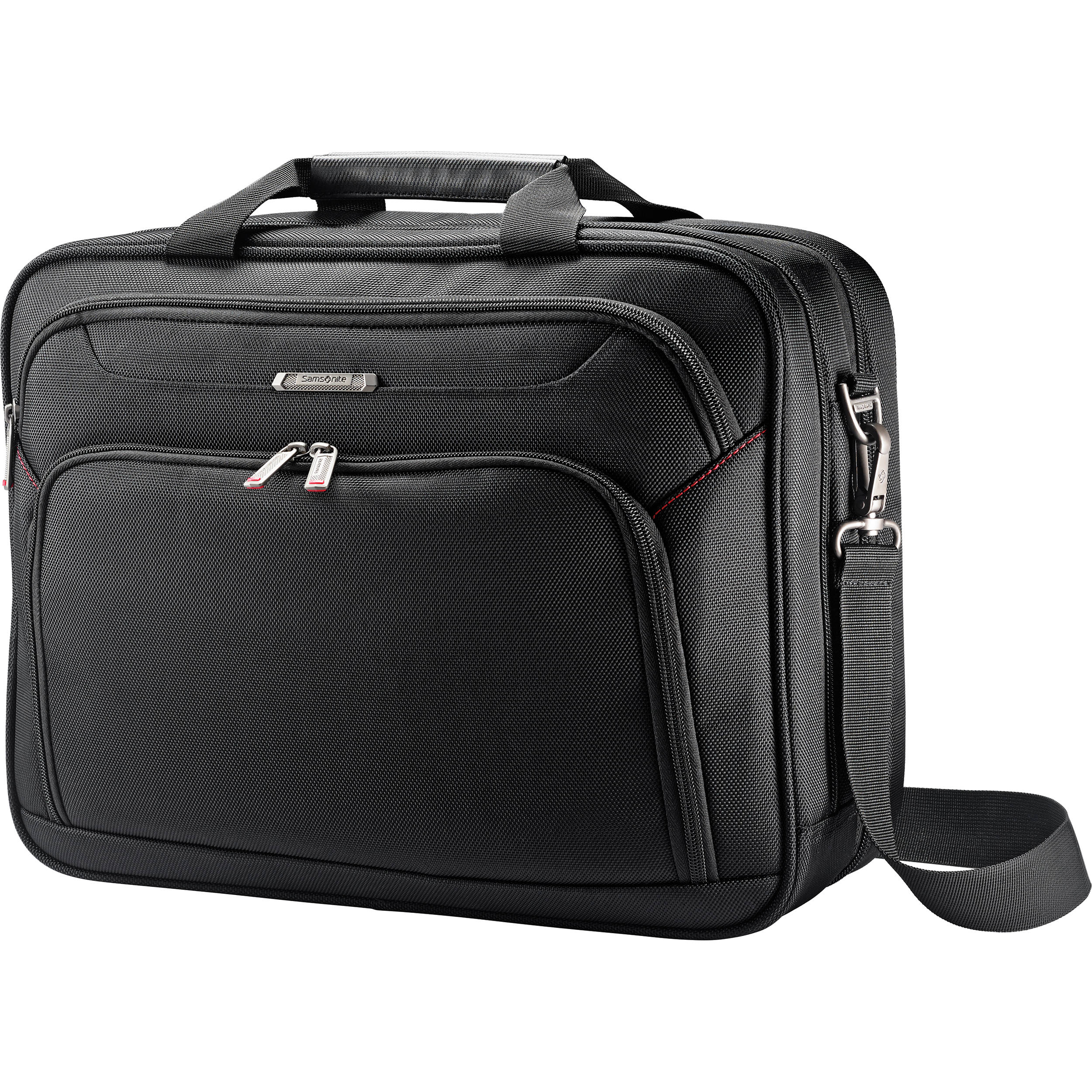 Samsonite Xenon 3.0 Two-Gusset Toploader Briefcase (Black)