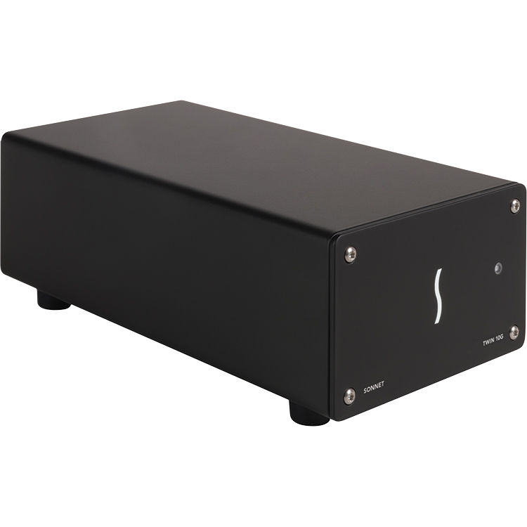 Sonnet Twin 10G Thunderbolt 2 to Dual-Port 10 Gigabit Ethernet Adapter