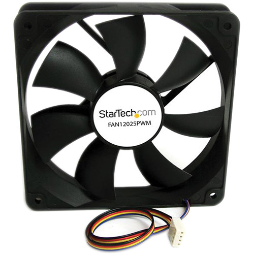 StarTech 120mm Computer Case Fan with PWM Connector (Black)