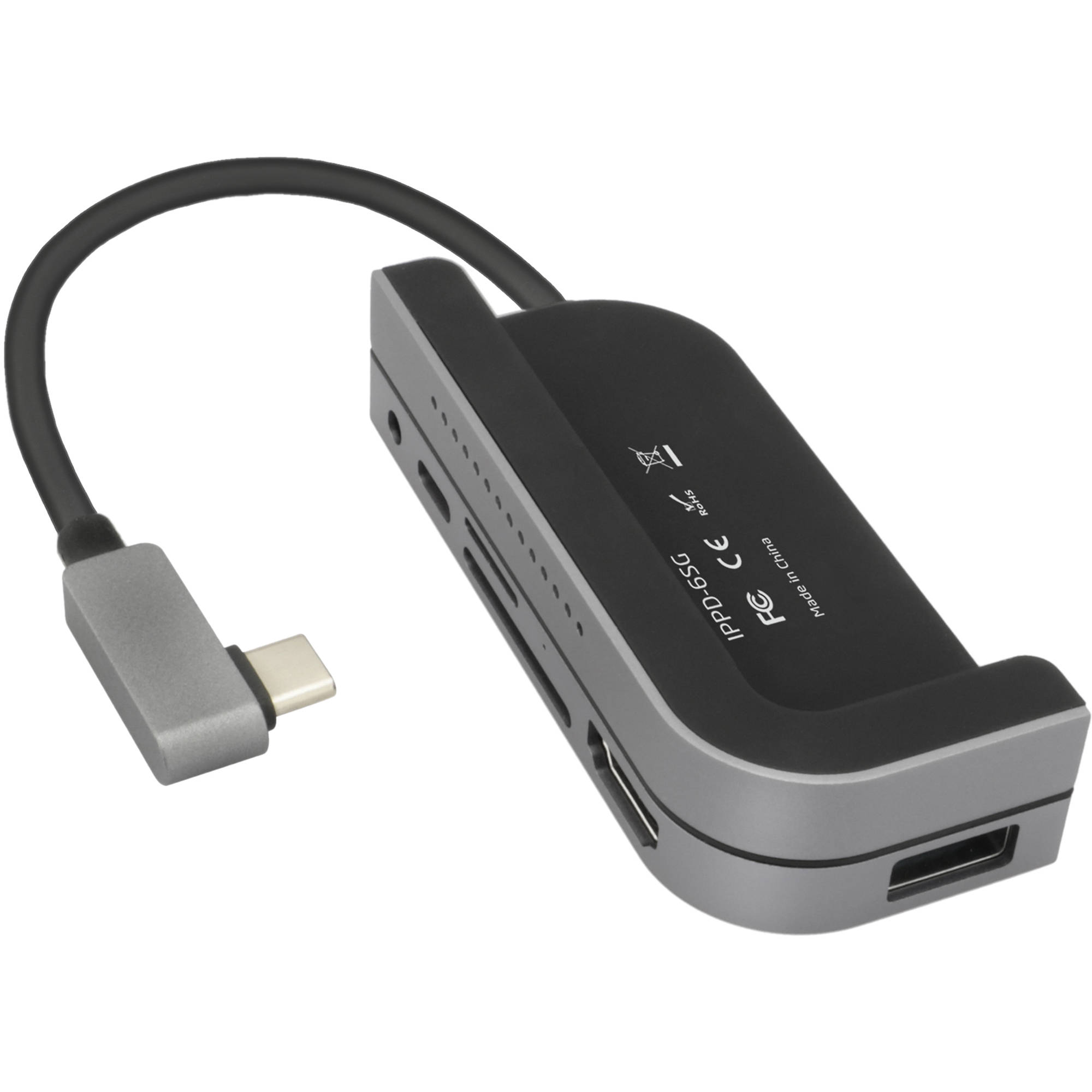 Xcellon 6-in-1 Multiport USB Type-C Docking Station for 10.9, 11 & 12.9" iPad Air and Pro (Space Gray)