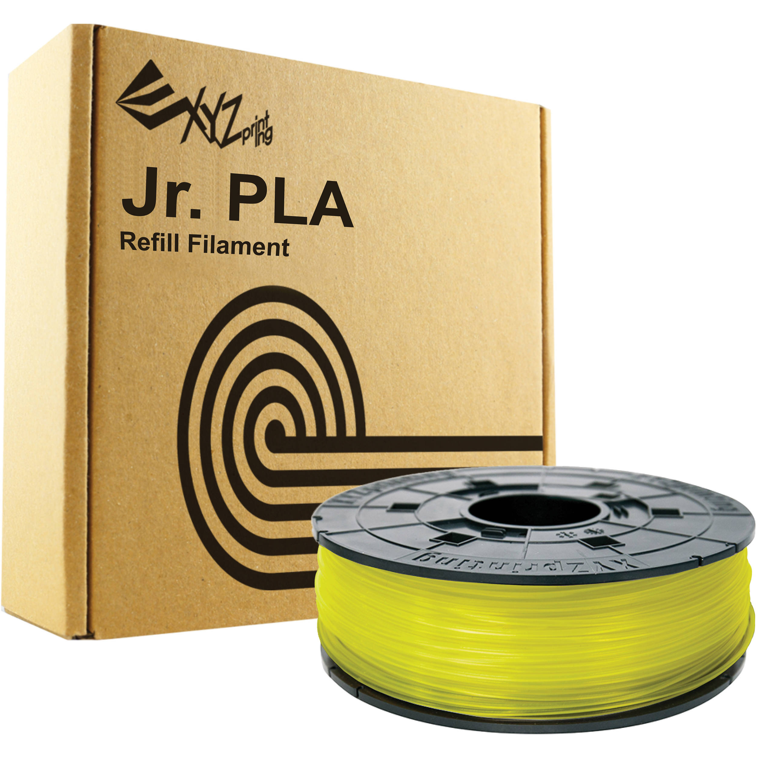 XYZprinting 1.75mm PLA Filament (600g, Clear Yellow)